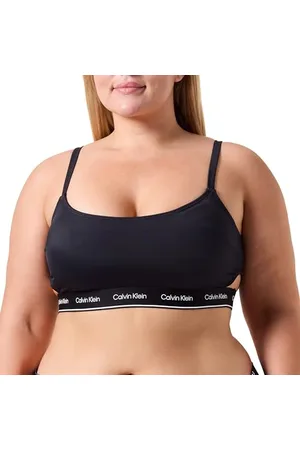 Calvin Klein Top Bikini Bralette Donna senza Ferretto, (Pvh Black), XL