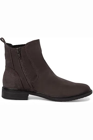 Jana 8-25369-41, Stivali Chelsea Donna, Grigio (Asphalt), 37 EU Larga