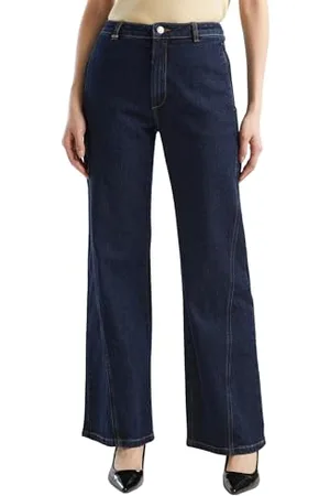 Benetton Pantalone 4KAEDE01L Jeans, , 40 Donna