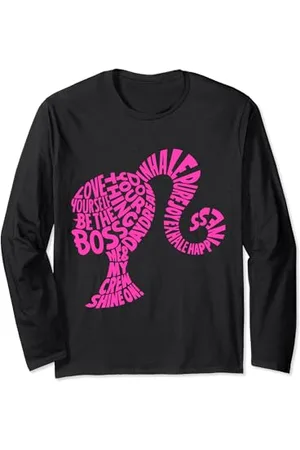 Barbie Testo ufficiale Silo Head Design, diversi colori Maglia a Manica