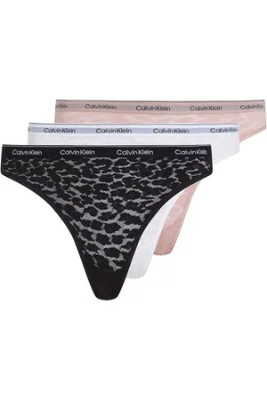 Calvin Klein Donna Slip Bikini Modellanti Confezione da 3 Elasticizzati, (Black/White/Subdued), XL