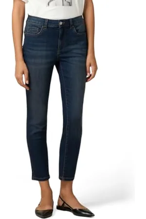 Oltre : Jeans Skinny con Bottone Gioiello . 42 Stagione Autunno Inverno 2024
