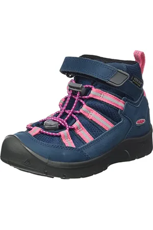 Keen Hikeport 2 Sport Mid Waterproof, Stivali da escursionismo, Unisex - Bambini, Blu (Blue Wing Teal/Fruit Dove), 35 EU