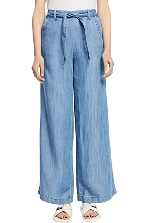 ESPRIT 042ee1b321 Jeans, 903/Blu Lavaggio Chiaro, 44W x 22L Donna