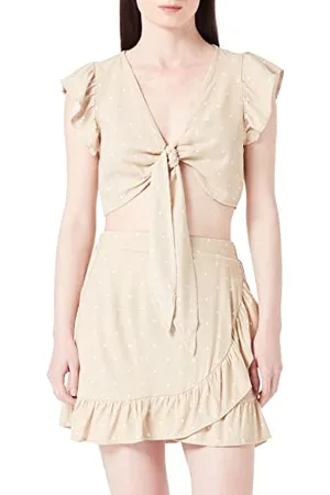 VERO MODA Vmmymilo HW Mini Skirt Wvn Ga Gonna, , S Donna