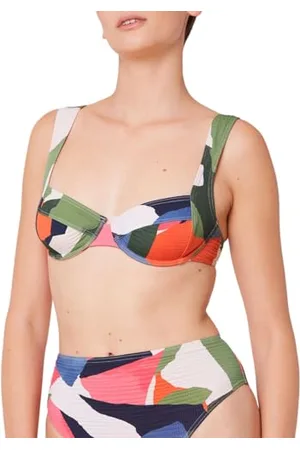 Triumph Donna Summer Expression W 05 pt, Bikini Top, Green - Dark Combination, 46C