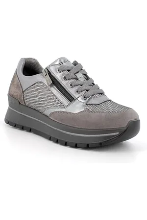 IGI&CO Donna Anika, Scarpe da Ginnastica, Grigio Laminato-Grigio, 36 EU