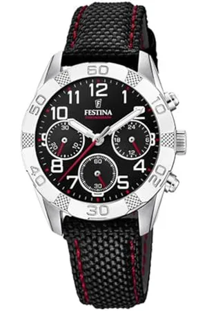 Festina Orologio Cronografo Quarzo Bambino con Cinturino in Tessuto F20346/3
