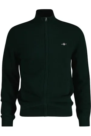 GANT Extrafine Lambswool Zip Cardigan Maglione, , XXXL Uomo