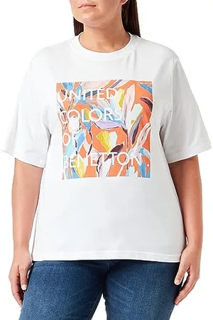 Benetton T-Shirt 3BL0D103K, , XS Donna