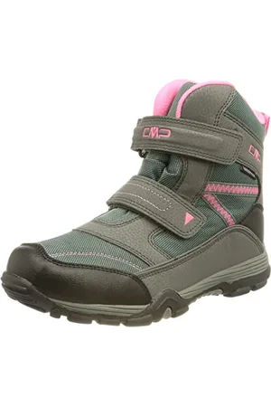 CMP KIDS PYRY SNOW BOOT WP, Stivali da Neve Unisex - Bambini e ragazzi, Graffite-Acqua, 34 EU