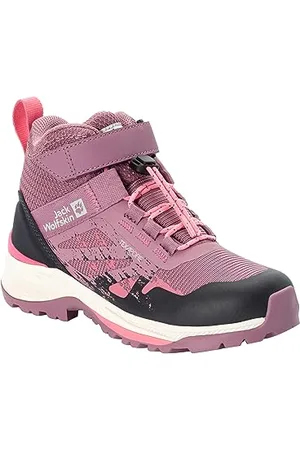 Jack Wolfskin Vili Hiker Texapore Mid K, Scarpe da Passeggio, , 32 EU