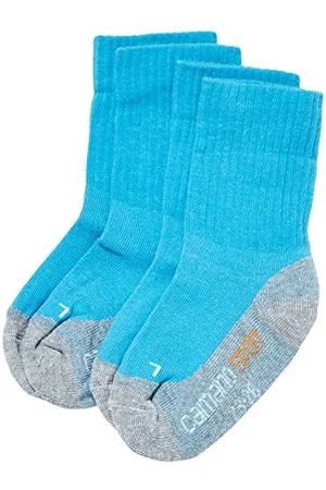 Camano 3721 Calze Sportive, (trkis (Turquoise 32), 27-30 (Taglia Produttore: 27/30) (Pacco da 2) Bambine e Ragazze