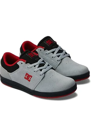 Dcshoes Crisis 2, Scarpe da Ginnastica, Grigio/Rosso, 29 EU