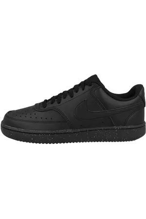 Nike Court Vision Low Next Nature, Scarpe da Ginnastica Uomo, Black/Black/Black, 44 EU