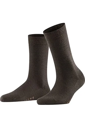 Falke Softmerino Donna Calze con lana merino riscaldante dark brown (5239), 35-36