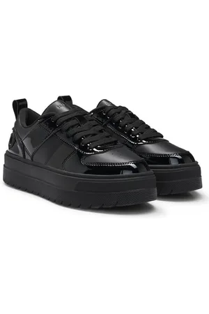 HUGO BOSS Lyssa_Tenn_pupt, Scarpe da Ginnastica Donna, Black, 36 EU
