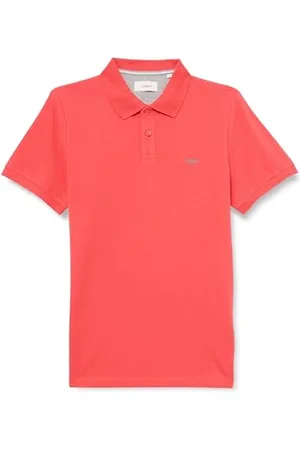 QS by s.Oliver 2143941 Polo con Logo, Arancione , M Uomo