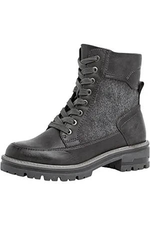 Jana 8-25277-29, Stivaletto Donna, Grigio ( GREY FELT ), 38 EU Larga