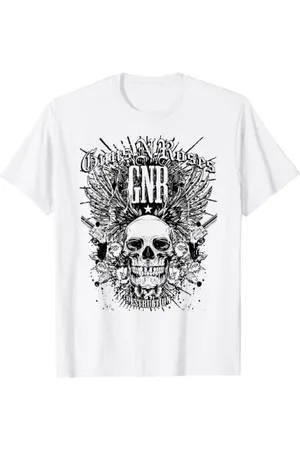 Guns N´Roses Ufficiale Distruzione Bianco Maglietta