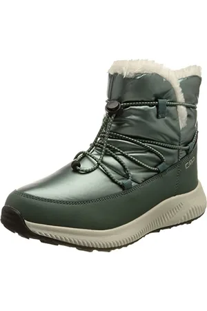 CMP SHERATAN WMN SNOW BOOTS WP, Scarpe da Camminata, Donna, Verde (Mineral Green), 38 EU