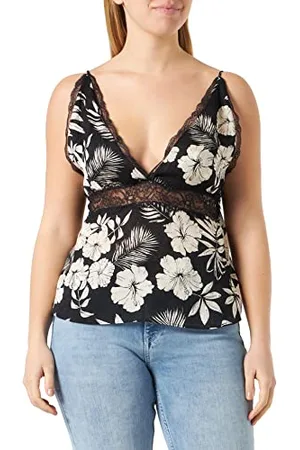 Pinko Trovato Top Jaquard Stampa Fio Canottiera, , 46 Donna