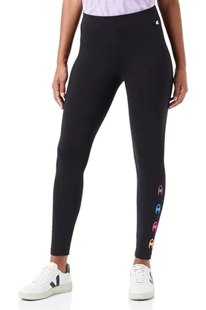 Champion Legacy Legacy Graphic Shop W - Cotton Lycra High-Waist Leggings, , Donna FW23