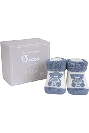 chicco Scatola con babbucce, Calze Unisex 0-24, , taglia unica