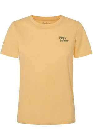 Pepe Jeans Effie T-Shirt, (Cornish Yellow), XS Donna
