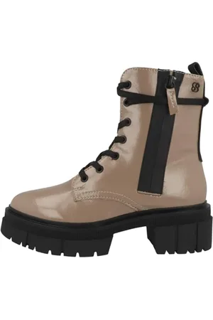 QS by s.Oliver 5-5-25208-29, Stivaletto Donna, Brevetto Grigio Talpa, 42 EU