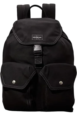 Calvin Klein Uomo Zaino Essentials Flap Sportivo, (Black), Taglia Unica