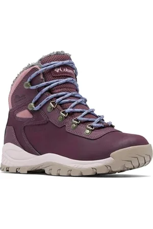 Columbia Newton Ridge WP Omni-Heat 2, Stivali da neve impermeabili Donna, Moonvista/Vapor , 38.5 EU