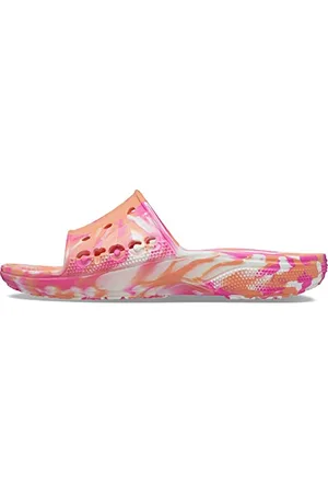 Crocs Baya II Slides, Zoccoli Unisex - Adulto, Papaya/Marbled, 48/49 EU