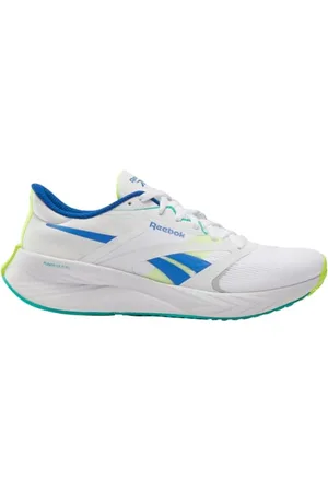 Reebok ENERGEN Tech Plus 2, Sneaker Donna, White/KINETICBLUE/UNLSHEDGREEN, 42.5 EU