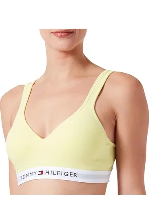 Tommy Hilfiger Bralette Donna Lift Elasticizzata, (Yellow Tulip), XL