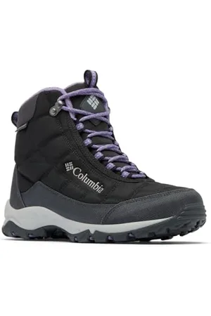 Columbia Firecamp Boot, Stivali da neve Donna, Black/Plum Purple 2024 , 36.5 EU