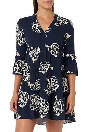 VERO MODA Vmeasy Joy-Abito Corto a 3/4 Wvn Ga Estivo, , XS Donna