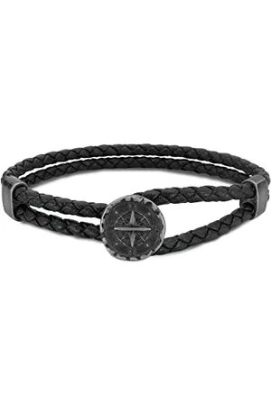 Fynch-Hatton Fynch Hatton Bracciale FHJ-0039-B-19 , 19 cm, Pelle, Nessuna pietra preziosa