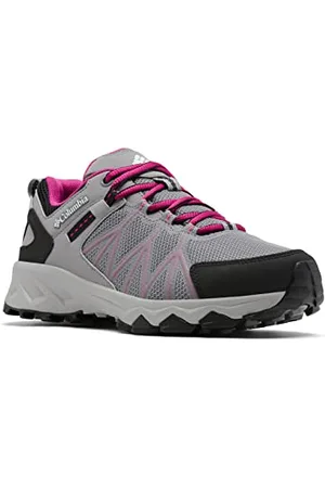 Columbia Peakfreak 2 Outdry, Scarpe da trekking ed escursionismo impermeabili a vita bassa Donna, Monument/Wild Fuchsia 2024 , 36 EU