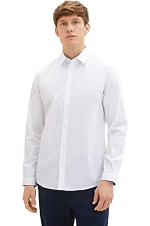 TOM TAILOR Camicia Business da Regular Fit Elasticizzata, , XL Uomo