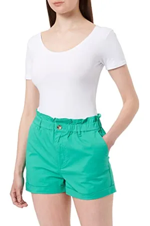 ONLY Onlcuba-Evelyn Pb Chino Shorts Pnt Pantaloncini, Semplicemente Verde, L Donna