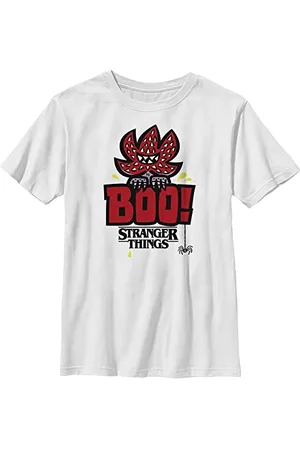 Stranger Things Maglietta a Maniche Corte Boo T-Shirt, , Taglia Unica Unisex-Bambini e Ragazzi