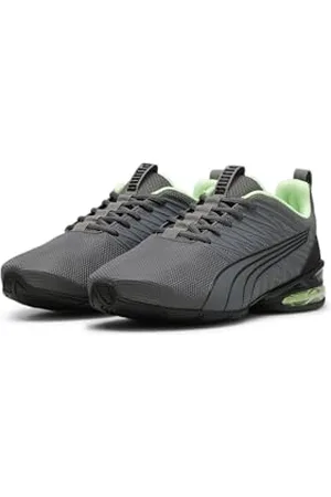 PUMA Voltaic Evo Light, Road Running Shoe Unisex-Adulto, Cool Dark Gray-Fizzy Lime, 44 EU
