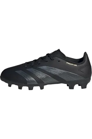 adidas Predator League J Football Boots Multi Ground, Scarpe da Calcio, Core Black/Carbon/Gold Metallic, 28 EU