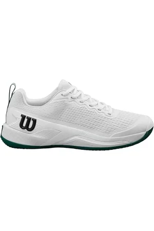 Wilson Rush PRO 4.5, Tennis Shoe Uomo, White/White/Aventurine, 48 EU