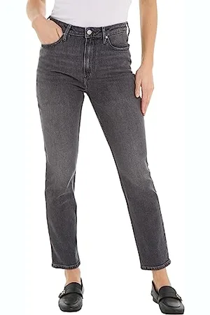 Tommy Hilfiger Jeans Donna Slim Cigarette Elasticizzati, Grigio (Luz), 31W / 30L
