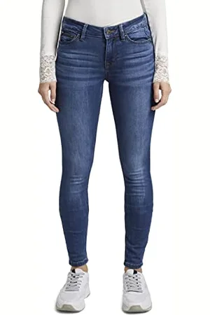TOM TAILOR Le signore Jeans 202212 Jona Extra Skinny, 10113 - Clean Mid Stone Blue Denim, 27W / 30L