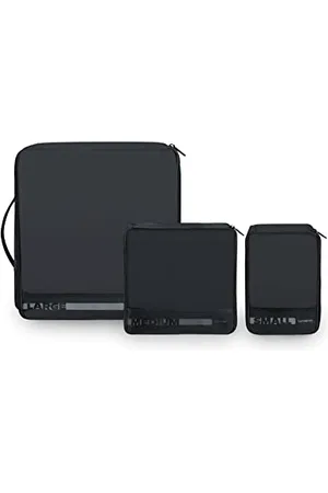 Samsonite Pack-Sized, set di 3 organizer per bagagli, 14/22/30 cm, (Black)