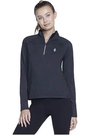 Skechers Skech-Knits Ultra Go 1/4 Zip T-Shirt, , S Donna