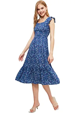 Trendyol Donna Abito Midi A-Line Regular Fit, , 70